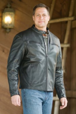 Men's Leather Motorcycle Jacket