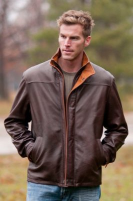Men's Bourne Lambskin Leather Jacket