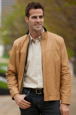Men's Vincent Lambskin Leather Jacket 