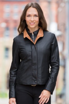 Women's Ricki Lambskin Leather Jacket 