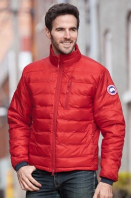 UPC 773289786193 product image for Men's Lodge Canada Goose Down Jacket, RED, Size MEDIUM  (38-40) | upcitemdb.com