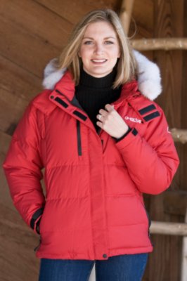 Women's Madison Down Coat with Fox Hood