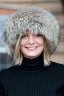 Fur Hat with Microtech Top