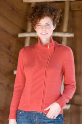 Women's Asymmetrical Zip Sweater