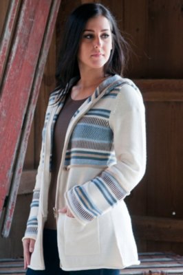 Women’s Spring Mixed Sweater Coat