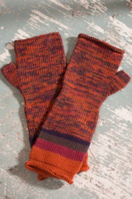 Women’s Melange Fingerless Gloves