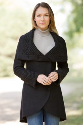 Women's Devlin Handmade Alpaca-Blend Wool Coat