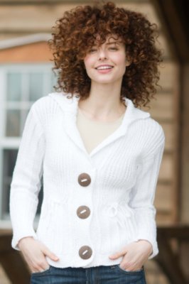 Women's Peace Tie Cardigan Sweater