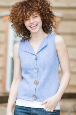 Women's Japanese Flower Vest