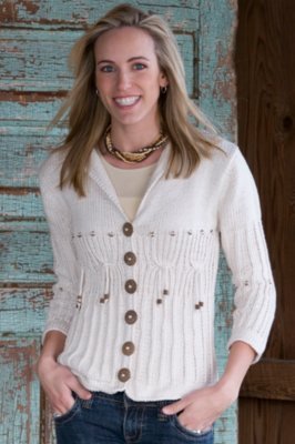 Women's String Me Along Cotton Cardigan Sweater