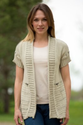 Women's Reclaimed Cotton Cardigan Sweater