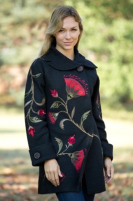 Women's Dorothea Garden Boiled Wool Coat 