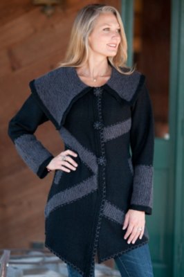 Women’s Garter Boiled Wool Jacket