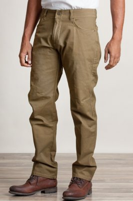 Men's Kuhl Rydr Cotton Twill Pants, DARK KHAKI