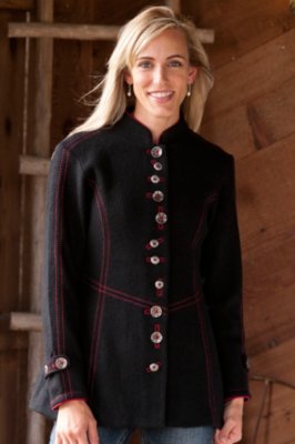 Women's Dietrich Boiled Wool Jacket