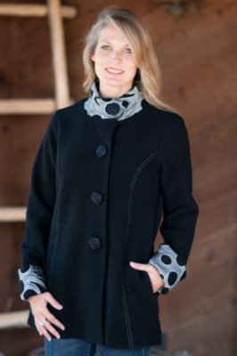 Women’s Jillian Boiled Wool Coat