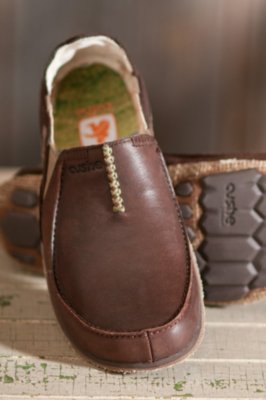 Men's Cushe Surf Leather Slippers