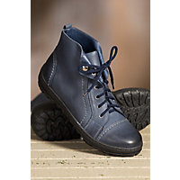 Women's Overland Tucker Leather Boots, NAVY