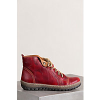 Women's Overland Tucker Leather Boots, RED