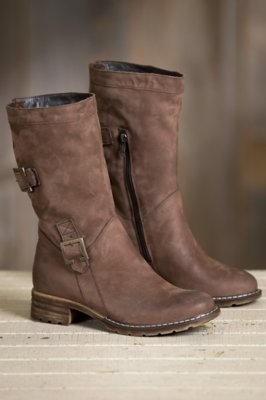 Women's Overland Debbie Wool-Lined Suede Leather Boots, BROWN OIL 19