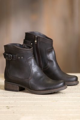 Women's Overland Abigail Fleece-Lined Leather Ankle Boots, BROWN 25