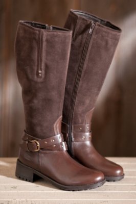 Women's Tall Distressed Suede Boots
