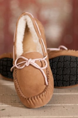 Women's Madison Moccasin Sheepskin Slippers