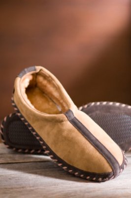 Men's Sheepskin Football Slippers