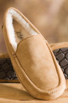 Men's Ascot UGG Slippers, CHESTNUT, Size 11 D(M) US