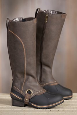 Women's Blondo Milady Waterproof Leather Boots, BROWN