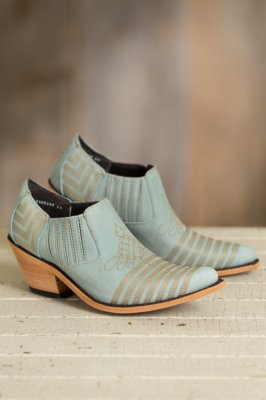 Women's Liberty Black Vegas Ciel Leather Ankle Boots, VEGAS CIEL
