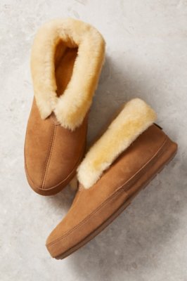 Men's Overland Ethan Classic Sheepskin Slippers, STONEY TIP
