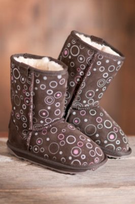Kids’ EMU Wallaby Printed Sheepskin Boots