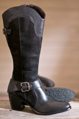 Women's Chaps Leather Boots
