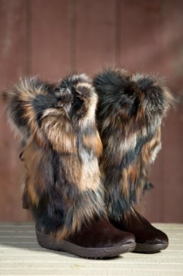 Women’s Tecnica Yaghi III Cowhide Boots with Fox Fur Trim