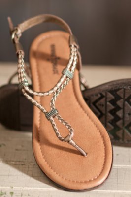 Women's Minnetonka Cayman Leather Sandals