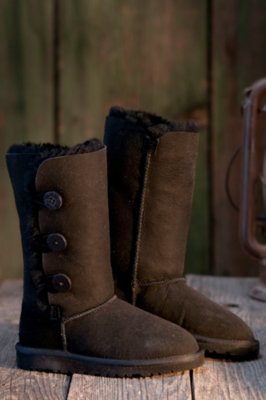 Kids' UGG Bailey Button Triplet Boots