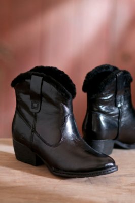 Women's Born Lila Shearling-Lined Leather Boots