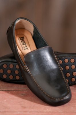 Men's Born Kilbury Leather Loafers, BLACK, Size 10