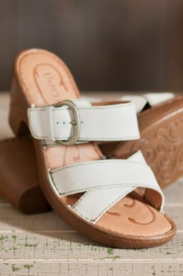 Women's Born Salima Double-Strap Leather Sandals