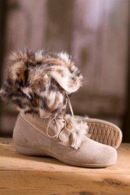 Women's Sundance Boots with Animal Shearling