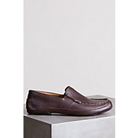 Men's Olukai Akepa Moc Leather Shoes, CHOCOLATE/CHOCOLATE