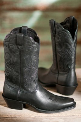 Women’s Ariat Legend Deertan Leather Cowboy Boots