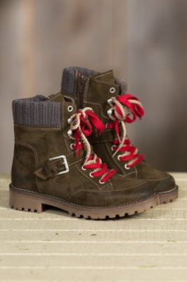 Bos & Co Colony Waterproof Suede Boots, OLIVE/GREY
