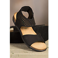 Women's Bos & Co Claudina Leather Sandals, BLACK