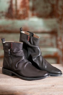 Men's Mark Nason Larimer Leather Boots, BLACK, Size 10.5