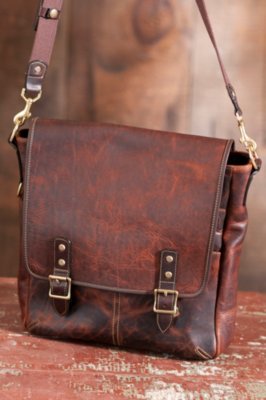 Oil-Tanned Bison Leather Case & Backpack 