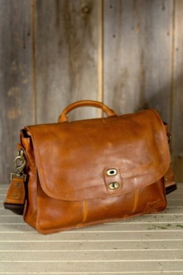 Kent Bridle Leather Messenger Bag