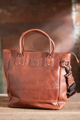 Beck Bridle Leather Tote Bag