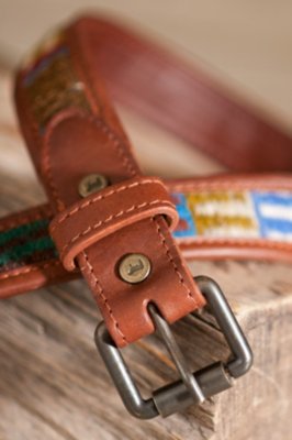 Oaxacan Wool and Leather Belt